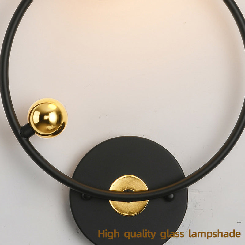 Salon en verre applique en verre moderne 1 luminaire mural mural de tête