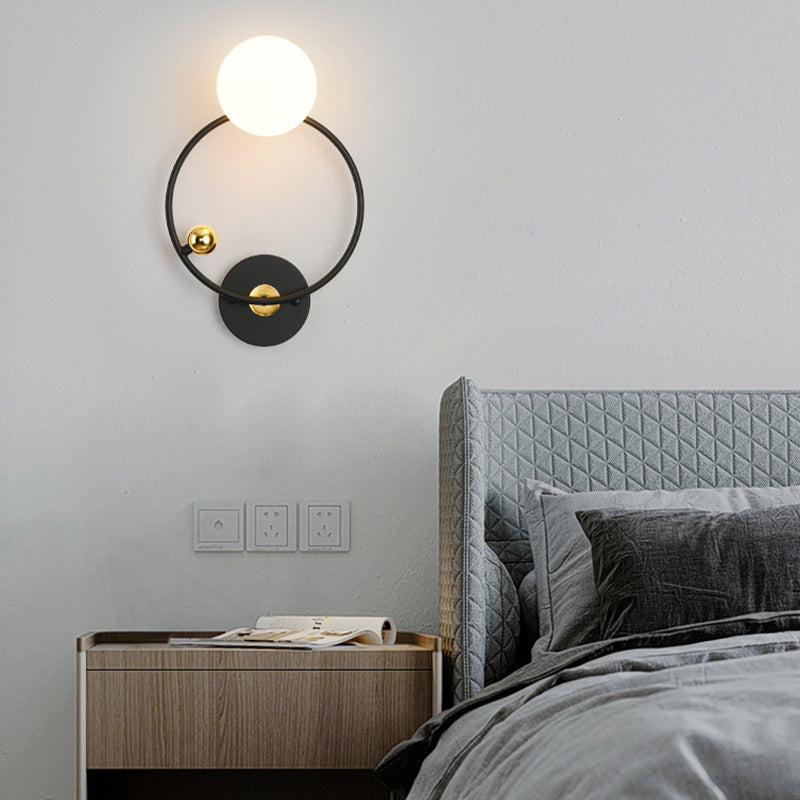 Salon en verre applique en verre moderne 1 luminaire mural mural de tête