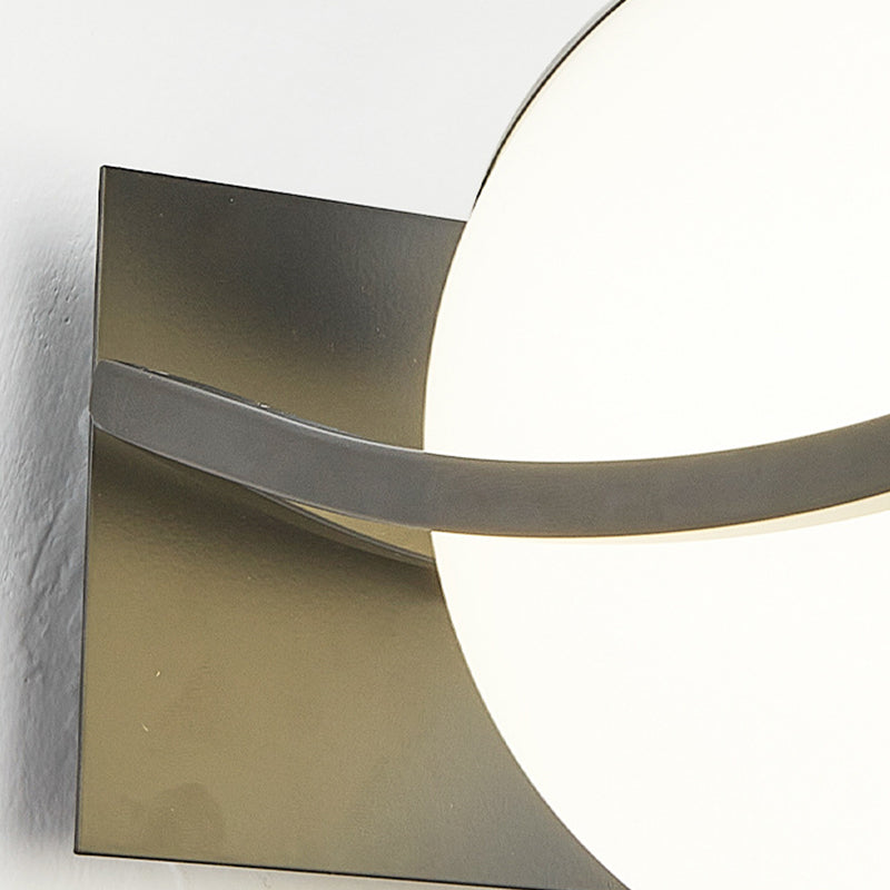 Luminaires d'éclairage en verre de style simple, une lampe murale de tête pour la chambre