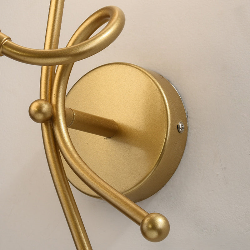 Chambre à coucher simple luminaires d'éclairage en verre blanc éclairage mural