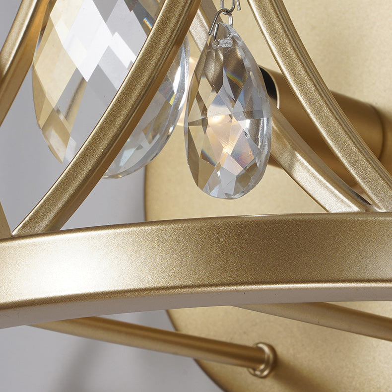 Postmoderne 1 Tête Murce Conce Golden Mur Murd Lightture pour le salon