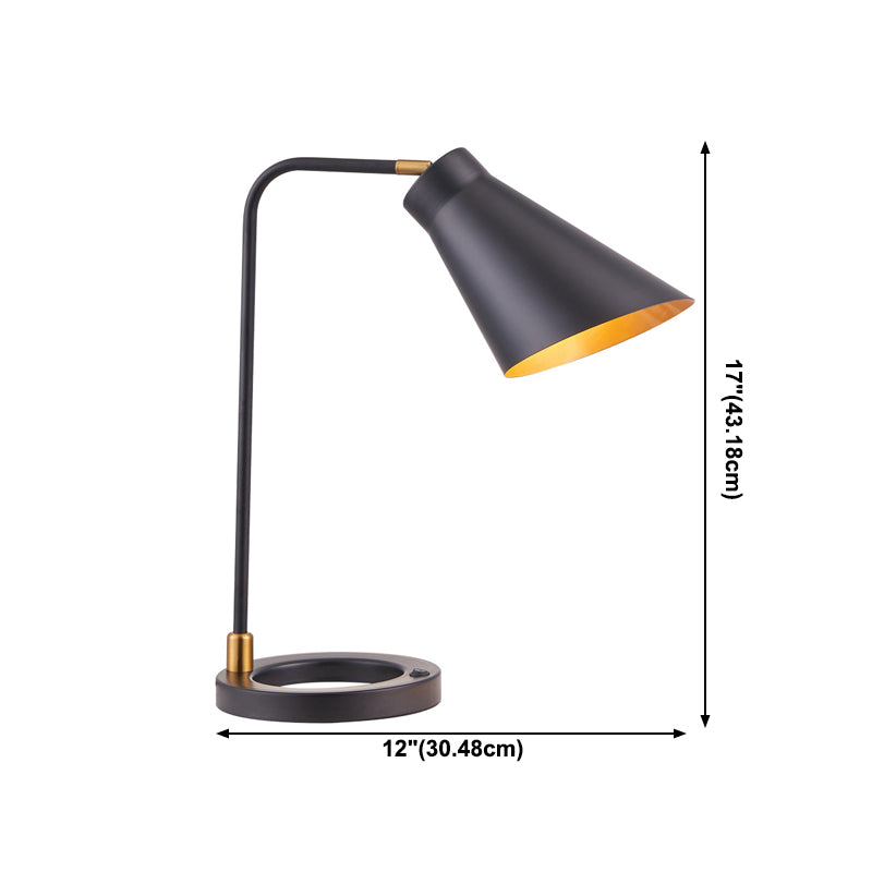 Modern Desk Lamp Metallic Table Lighting Fixture for Study Bedroom Sitting Room