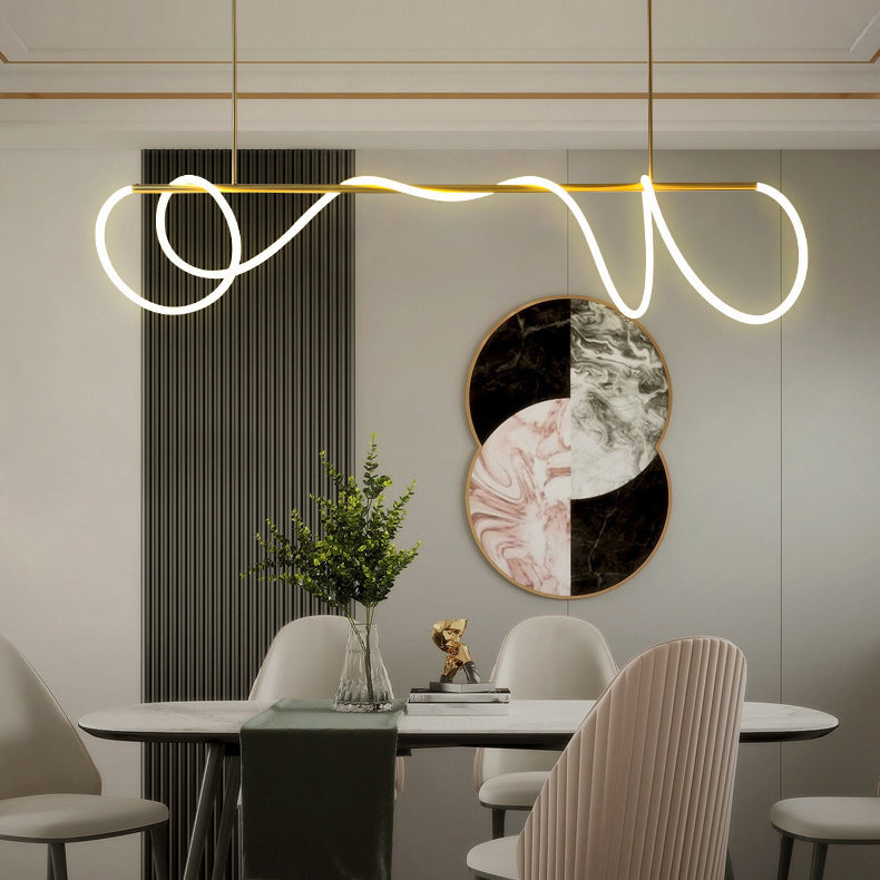 Modern Flexible Dining Chandelier Light Modern Dining Room Pendant Light Fixture