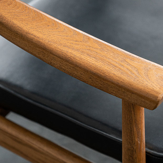 Chaises de salle à manger de style traditionnel, chaises d'appoint avec bras de cuisine et pieds en bois