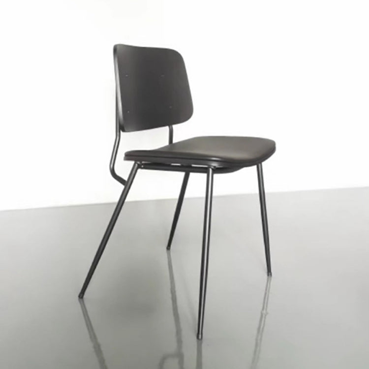 Industrial Upholstered Dining Side Chairs Open Back Dining Side Chairs