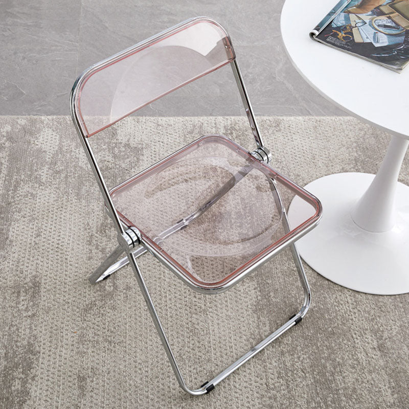 Industrial -Stil Seiten ohne Armless Stühle klappt Plastik offener Essneitenstuhl offener Rücken