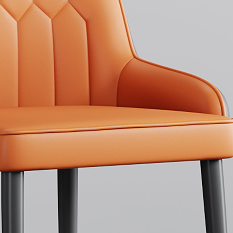 Ensemble de chaises en métal de style scandinave, chaises Parsons pour salle à manger et cuisine