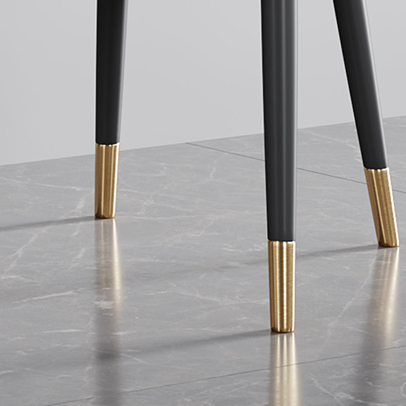 Ensemble de chaises en métal de style scandinave, chaises Parsons pour salle à manger et cuisine