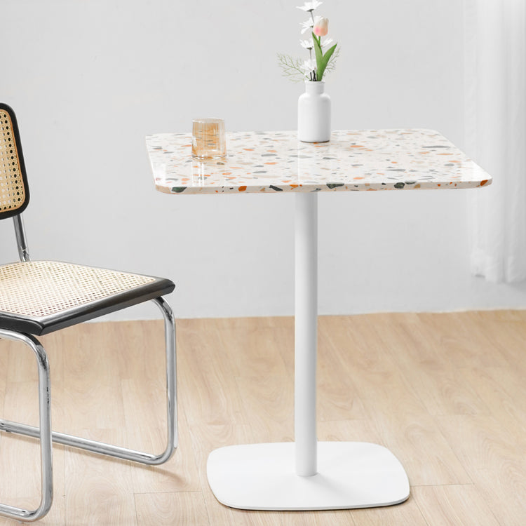 Metall Industrial Square Esstisch Zementtisch für Küche und Esszimmer