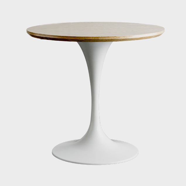 Mesa de comedor de estilo moderno Mesa de comedor de madera redonda con base de tulipán para uso en el hogar