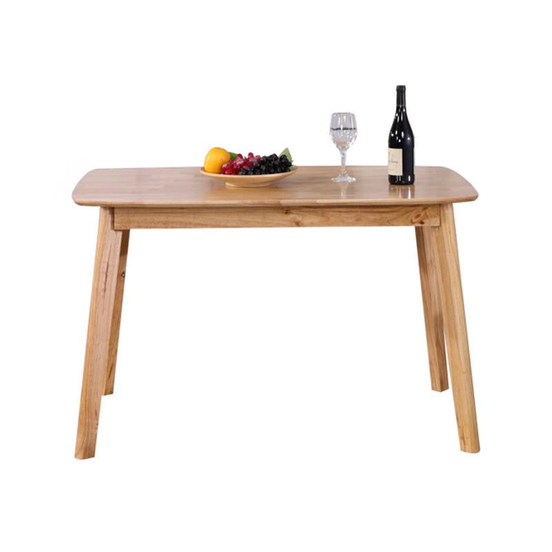 4-foot Oak Solid Wood Table Simplicity Style Rectangle Dining Table