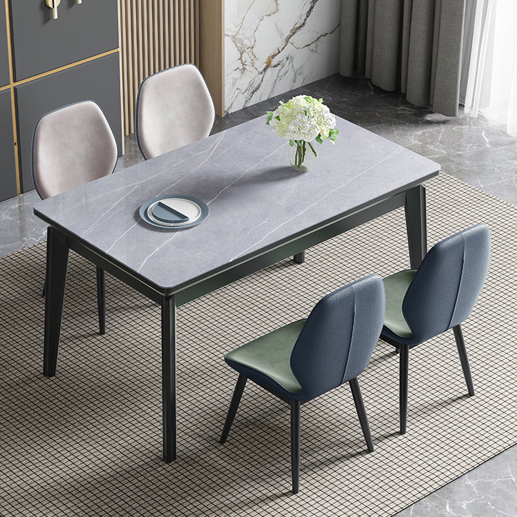 Midcentury stijl eetkamer collectie steen 4 poten indoor eetgelegen tabel