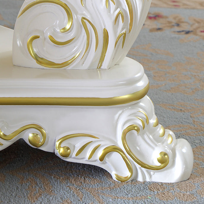 Mesa de comedor redonda de estilo victoriano Mesa de pedestal de madera maciza de madera maciza para comedor