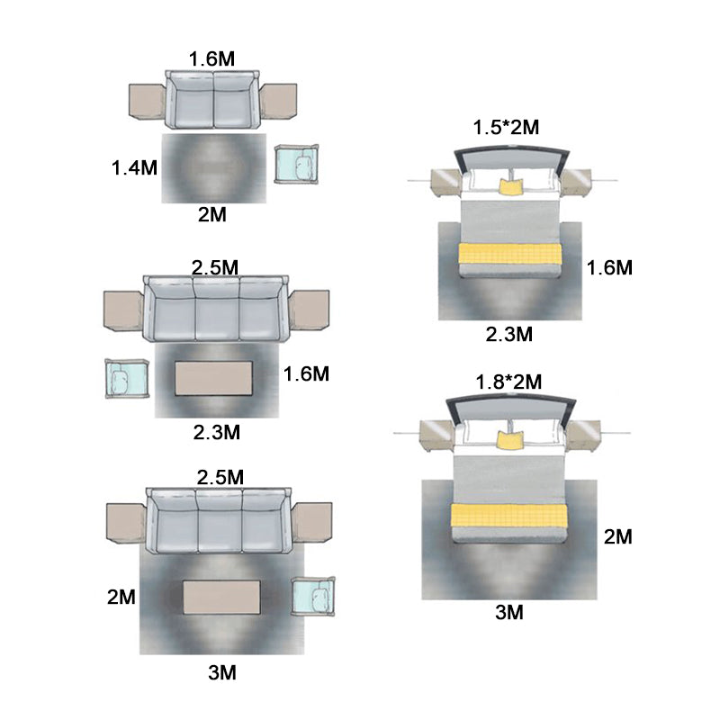 Brown Stripe Rug Polyester Simple Rug Non-Slip Backing Rug for Home Decor