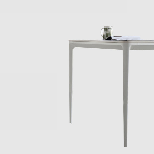 Style moderne Tableau de base de pierre de 4 jambes Table rectangle de base pour la maison
