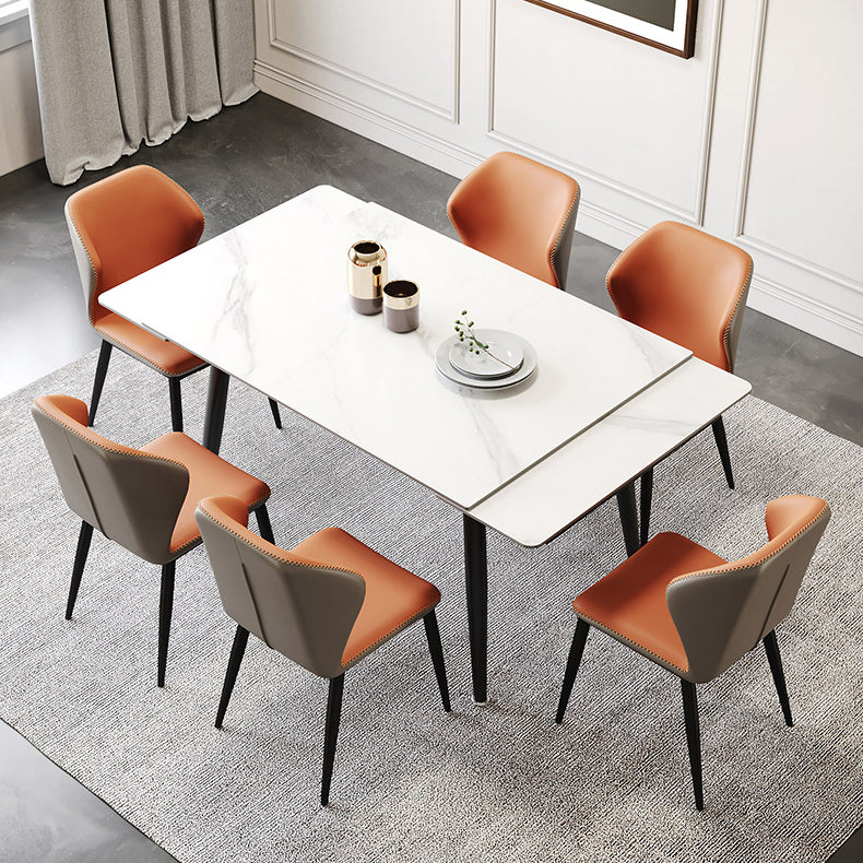 Rectangle Dining Site Table Simplicity Style Dining Room Collection with 4-foot