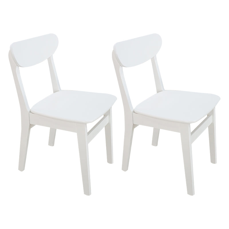 Silla auxiliar de comedor tapizada escandinava Silla de comedor con respaldo abierto