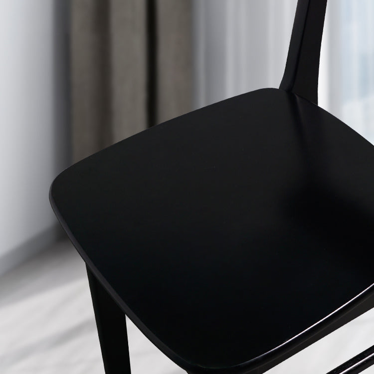 Silla auxiliar de comedor tapizada escandinava Silla de comedor con respaldo abierto