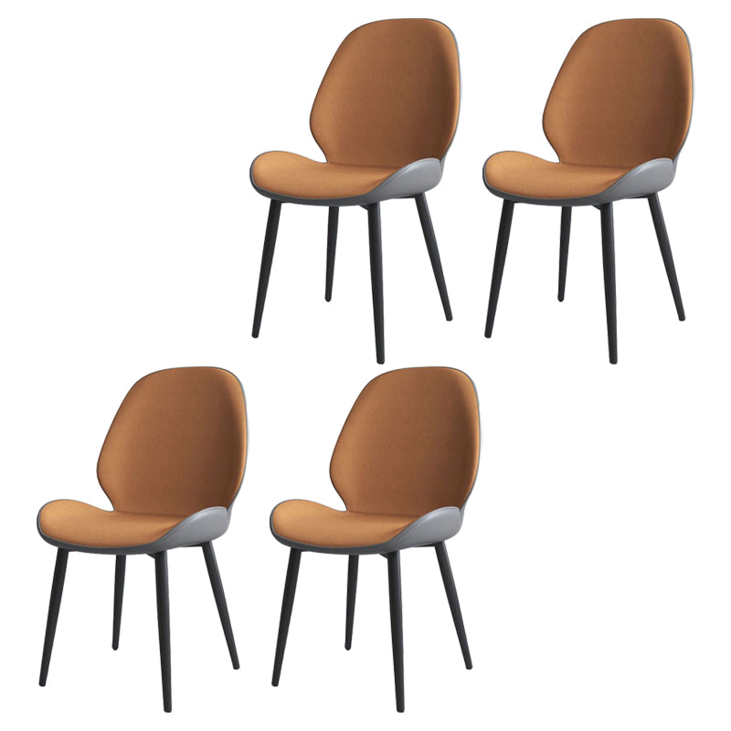 Wingback tapizado moderno del final mate de la silla lateral del restaurante que cena la silla