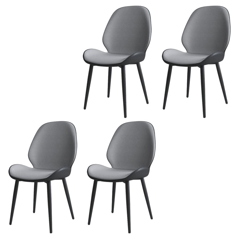 Wingback tapizado moderno del final mate de la silla lateral del restaurante que cena la silla