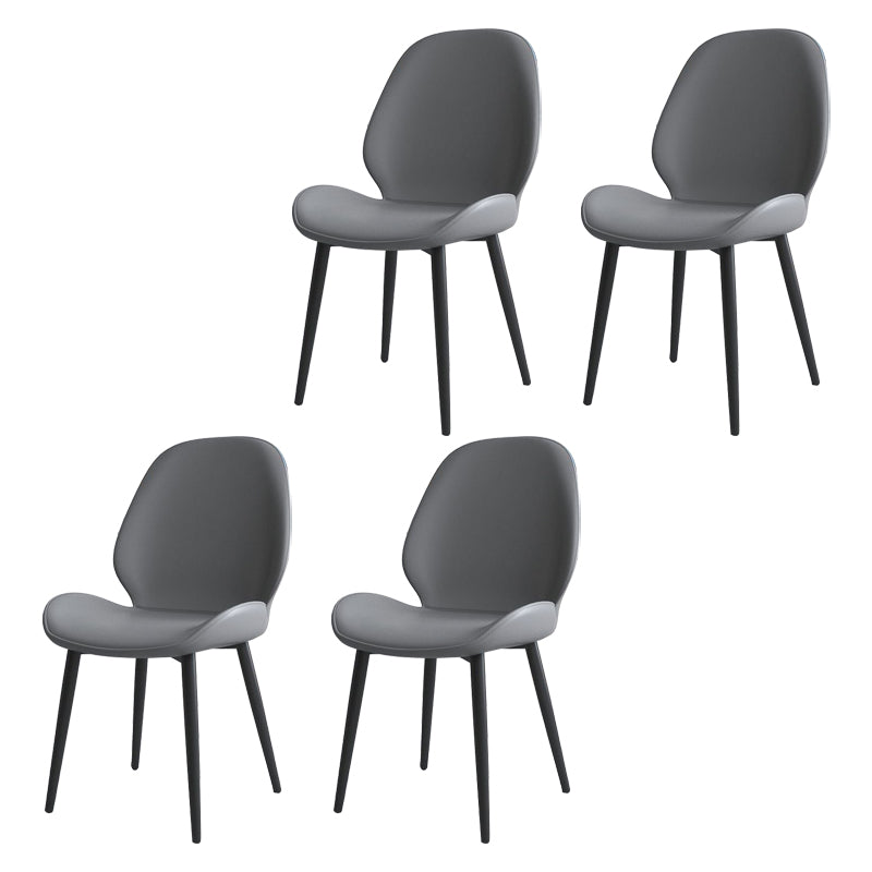 Wingback tapizado moderno del final mate de la silla lateral del restaurante que cena la silla