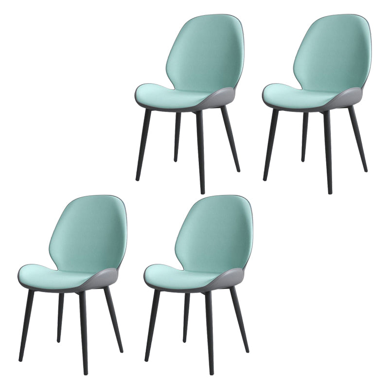 Wingback tapizado moderno del final mate de la silla lateral del restaurante que cena la silla