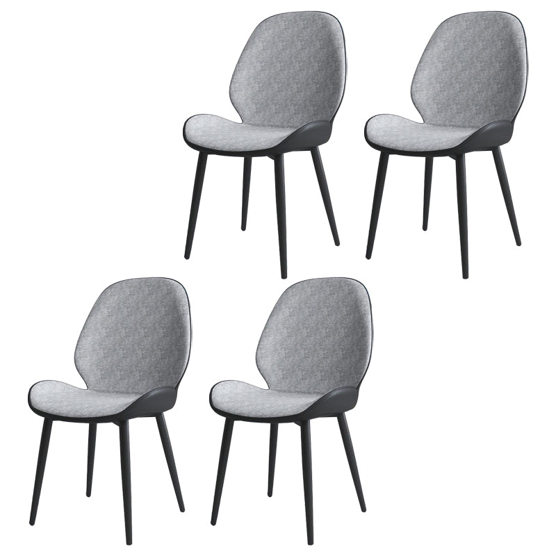 Wingback tapizado moderno del final mate de la silla lateral del restaurante que cena la silla