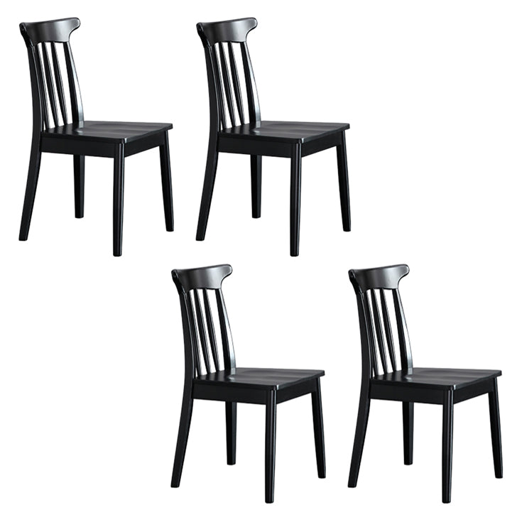 Sillas de comedor estilo moderno Sillas de comedor sin brazos con patas de madera