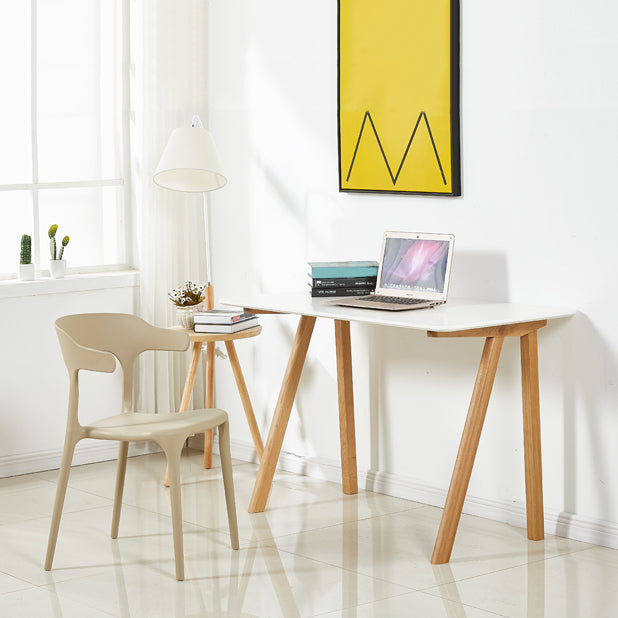Chaise de salle à manger en plastique de style moderne, chaises latérales empilables sans bras pour la cuisine