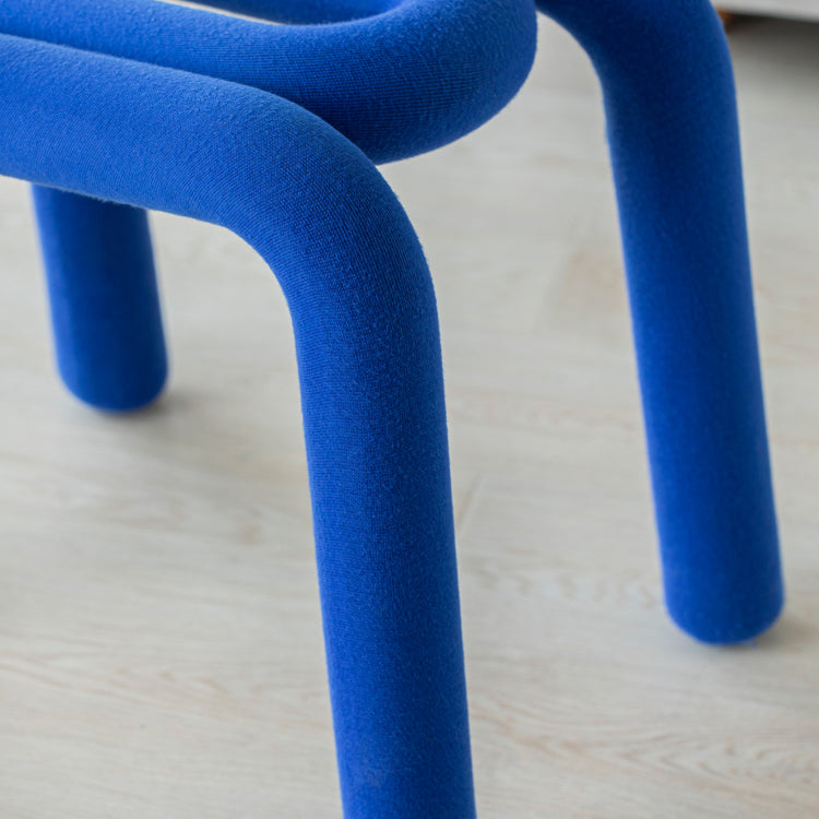 Contemporary Style Dining Room Chair Dining Armless Chair with Metal Legs