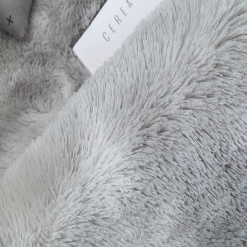 Alfombra de poliéster moderno de color rosa claro alfombra de respaldo de tipe-dye para sala de estar para sala de estar