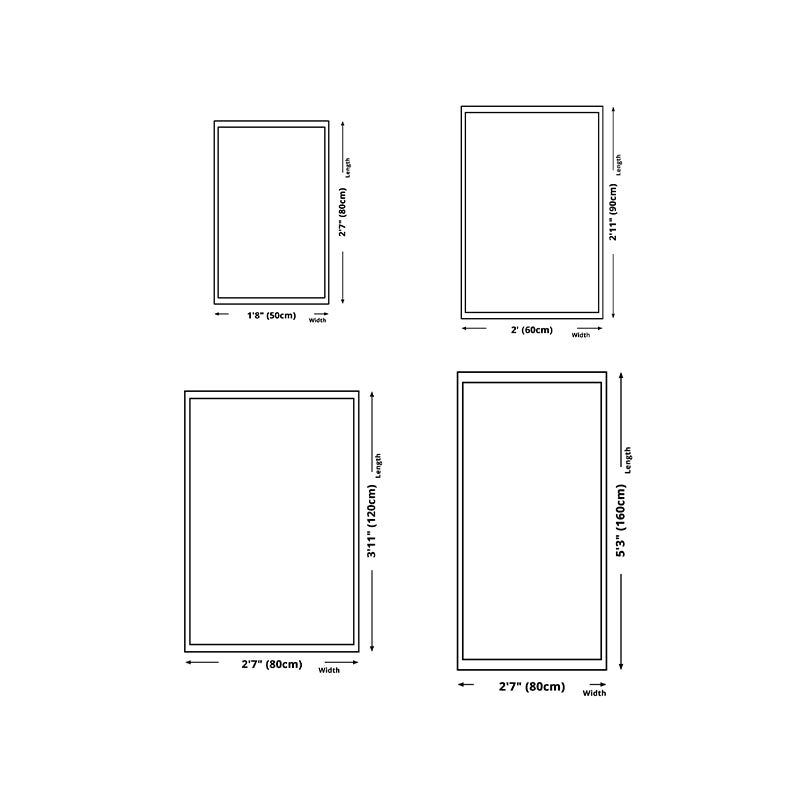 Black Simple Rug Polyester Circle Rug Stain Resistant Indoor Rug for Living Room