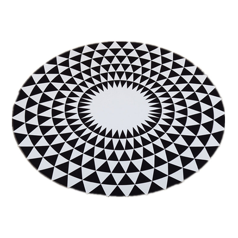 Yellow Modern Rug Polyester Sunflower Rug Washable Area Rug for Home Decor