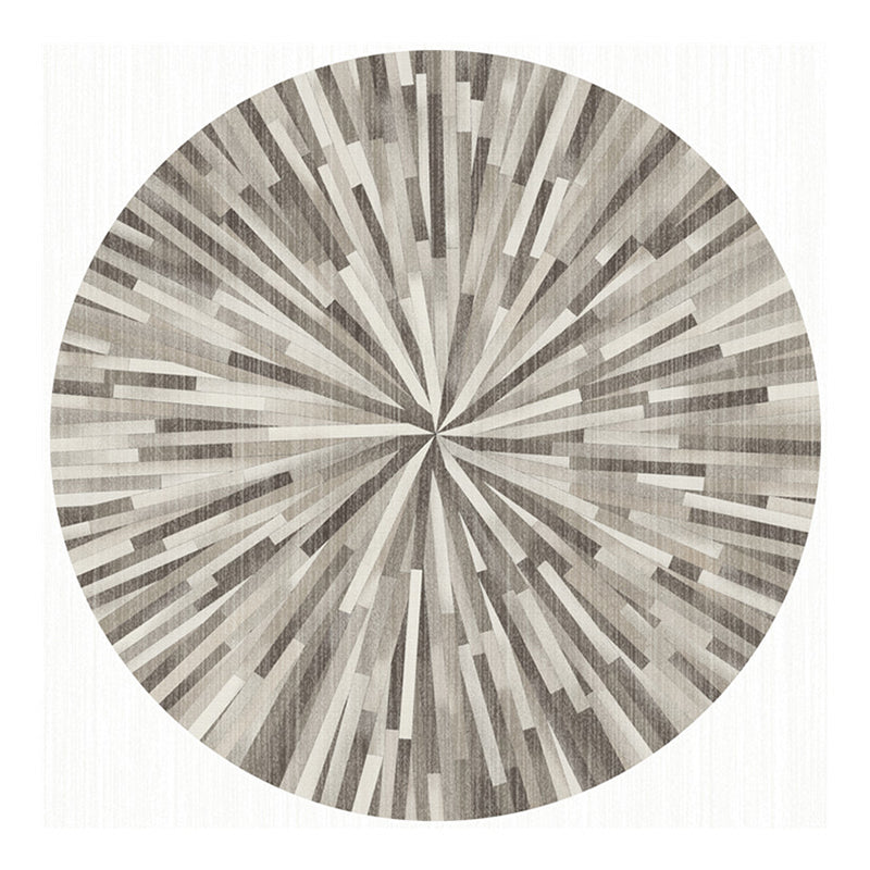 Brown Modern Rug Polyester Graphic Rug Washable Rug for Home Decoration