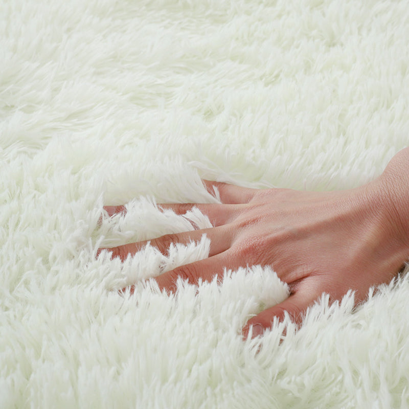 Minimalistische massive Shag-Fläche Teppich Polyester Innenteppich nicht rutschfest