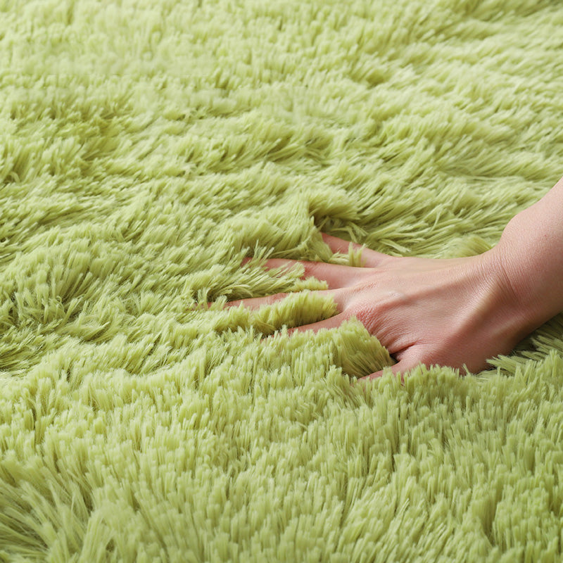 Minimalistische massive Shag-Fläche Teppich Polyester Innenteppich nicht rutschfest