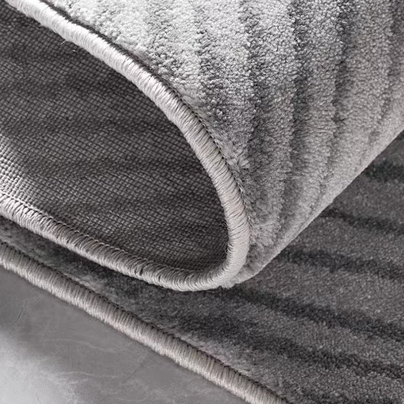 Modern Geometry Print Rug Polyester Indoor Carpet Stain Resistant Area Rug for Living Room