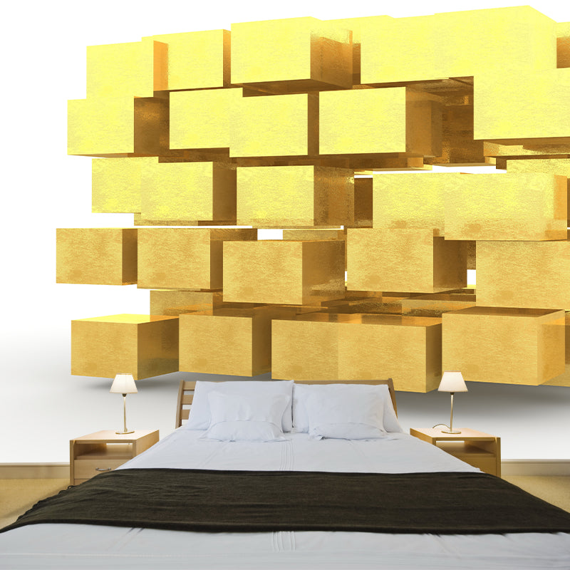 Metal Illustration Wall Decal Stain Resistant Murals Decoration for Bedroom