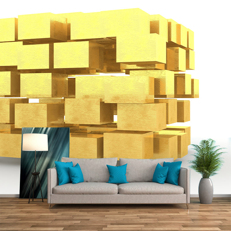 Metal Illustration Wall Decal Stain Resistant Murals Decoration for Bedroom