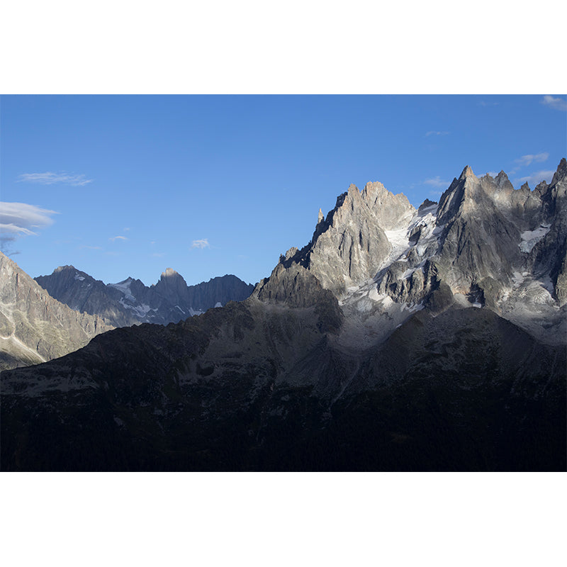 Contemporary Mountains Mural Wallpaper Mildew Resistant Wall Decor, Personalized Size