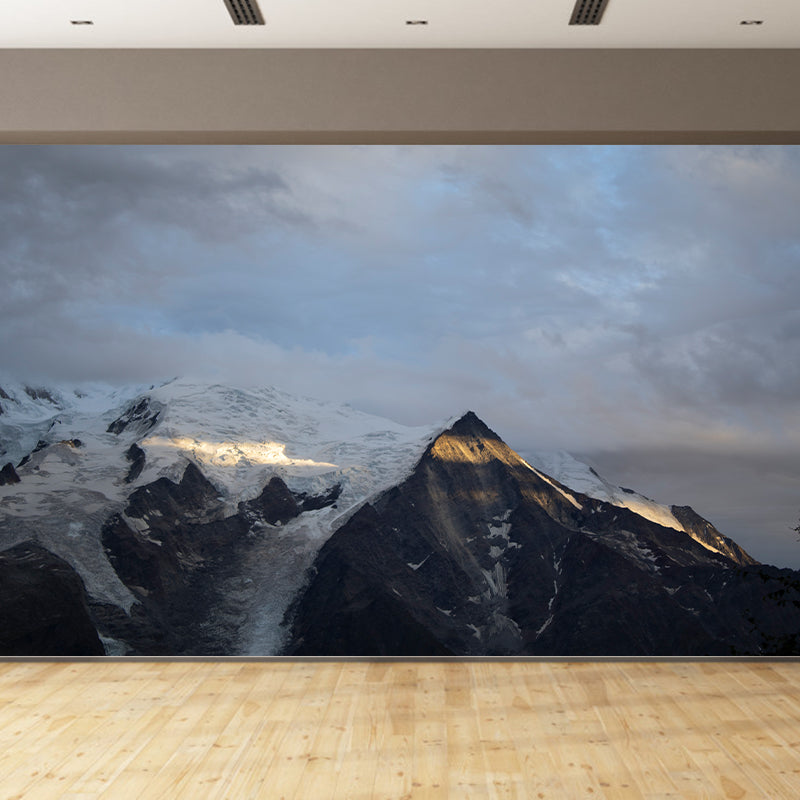 Mountains Wall Mural Decal Stain Resistant Wall Covering for Decoration