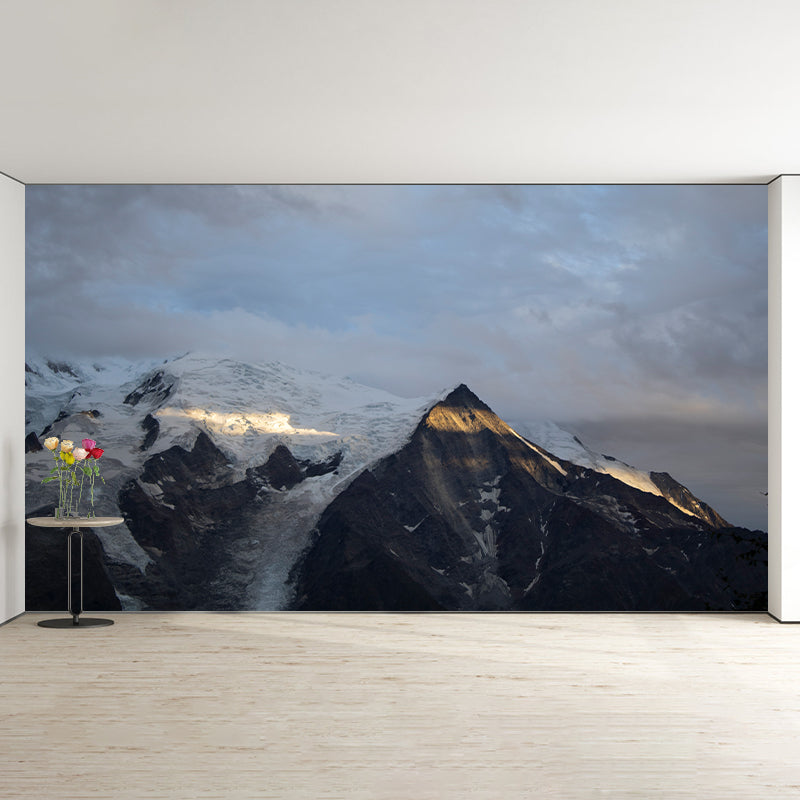 Mountains Wall Mural Decal Stain Resistant Wall Covering for Decoration