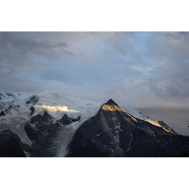 Mountains Wall Mural Decal Stain Resistant Wall Covering for Decoration