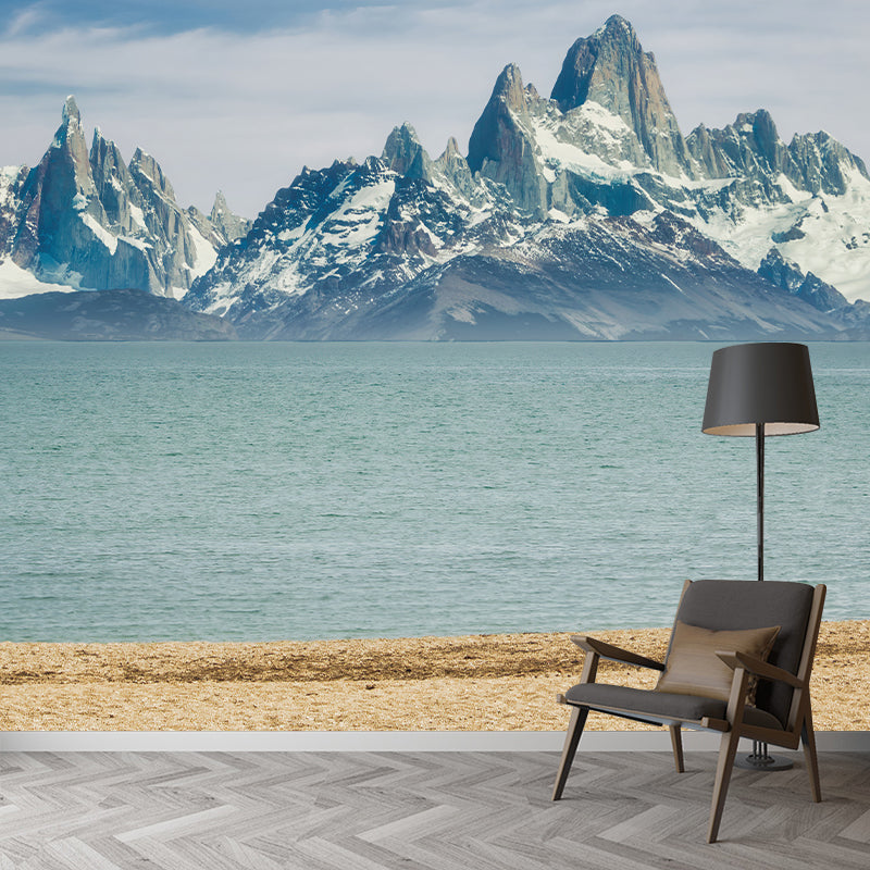 Mountains Mural Stain Resistant Home Decoration Wall Decor for Sleeping Room