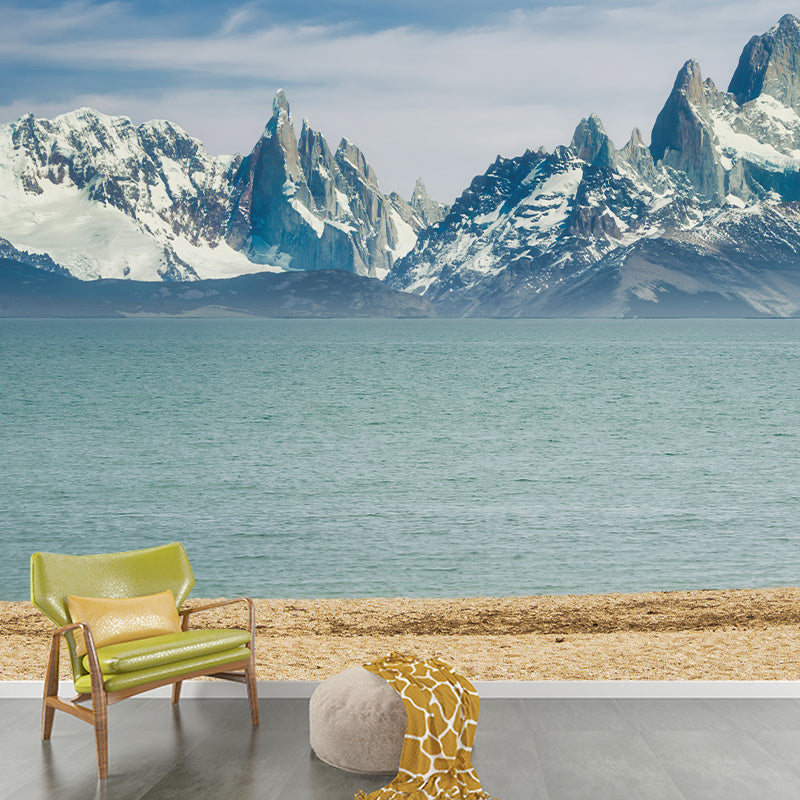 Mountains Mural Stain Resistant Home Decoration Wall Decor for Sleeping Room