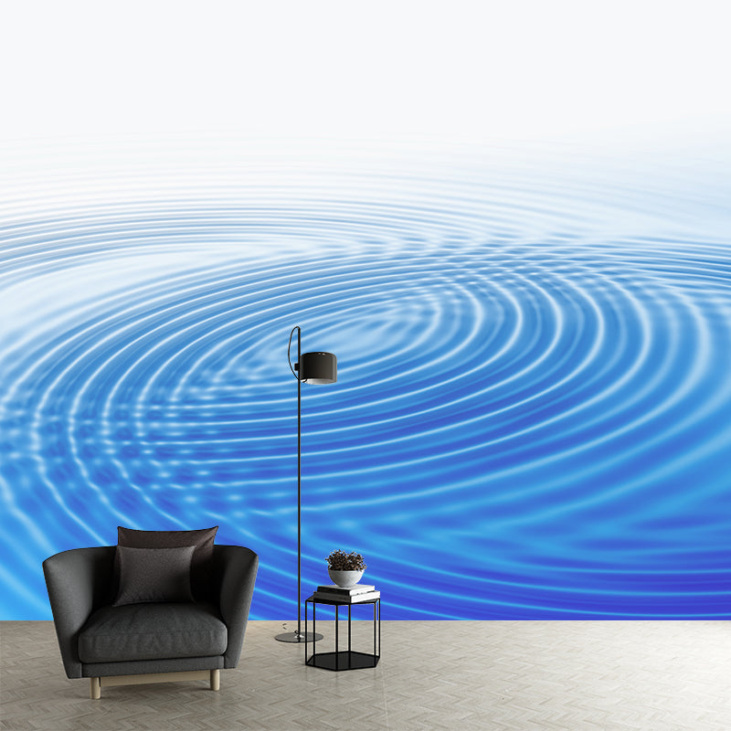 Abstract Waves Mural Wall Covering for Dining Room Eco-friendly for Decoration