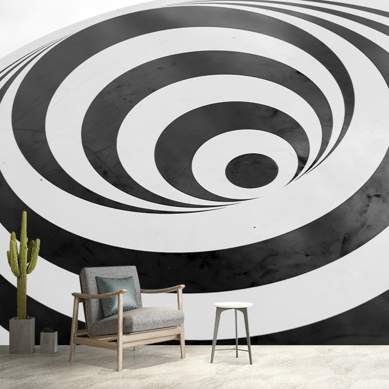 Abstract Contemporary Mural for Living Room Mildew Resistant Wall Covering