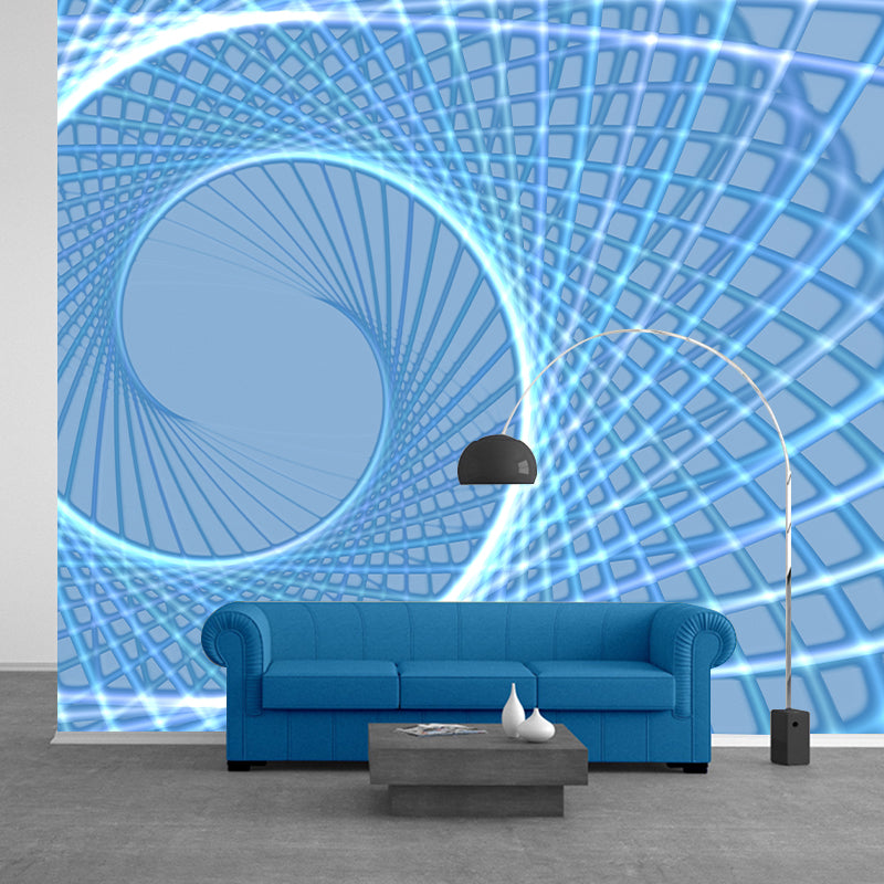 Abstract Contemporary Mural for Living Room Mildew Resistant Wall Covering