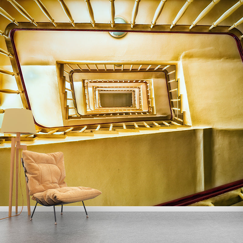 Space Extension Removable Mural Wallpaper Stain-Resistant for Guest Room