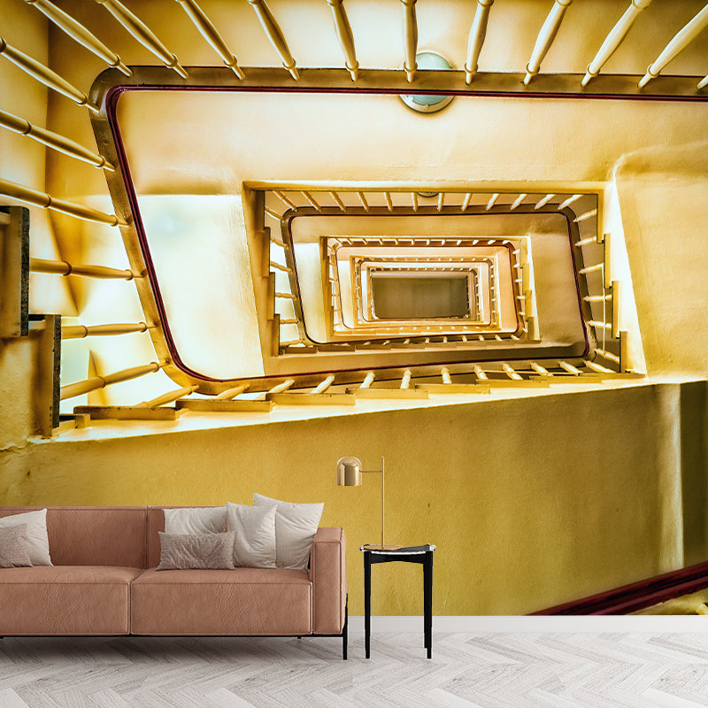 Space Extension Removable Mural Wallpaper Stain-Resistant for Guest Room